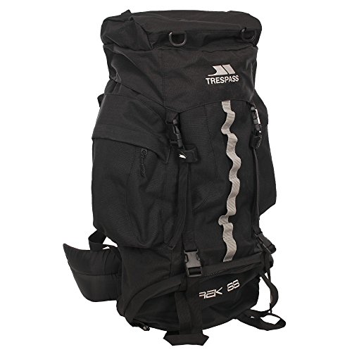 Trespass 66L Black Rucksack Trek