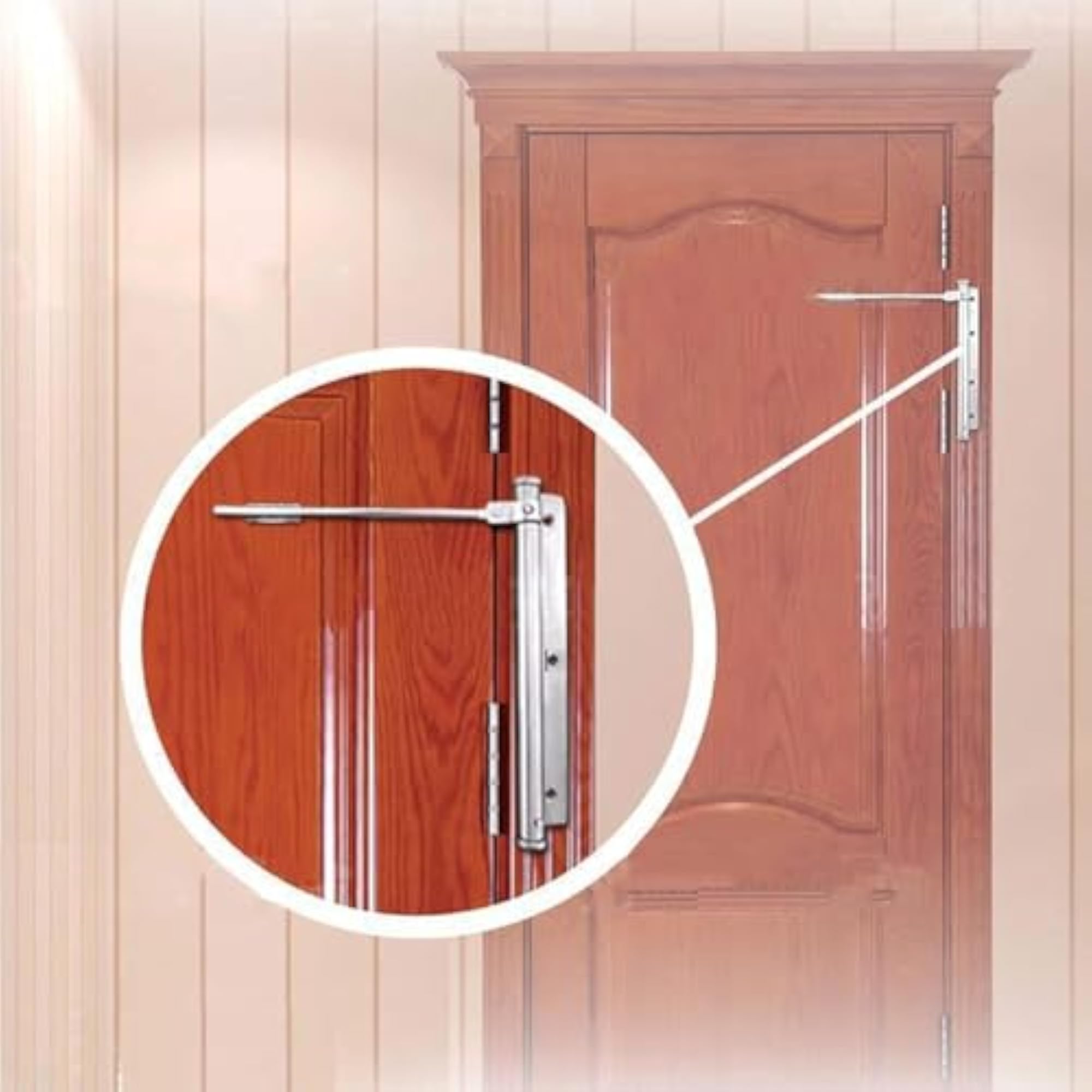 Automatic Door Closer Hinge - Spring-Loaded