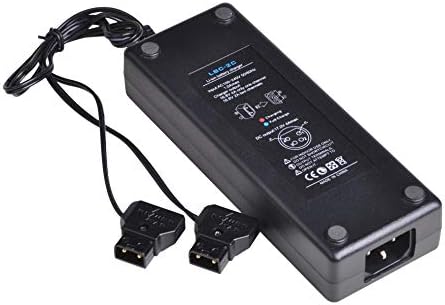 V Mount Charger, Hisewen 16.8V 4A D-tap Adapter Charger for Sony BP-95W/BP-150W/BP-190W V-Lock Battery, for Sony BC-U1 BC-U2 BP-U65 Batteries