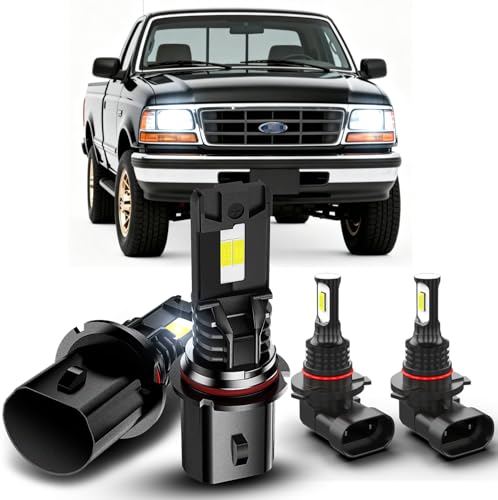 LED fog light for 1997-2003 Ford f150,9007 Light Bulbs 8X Super Brighter