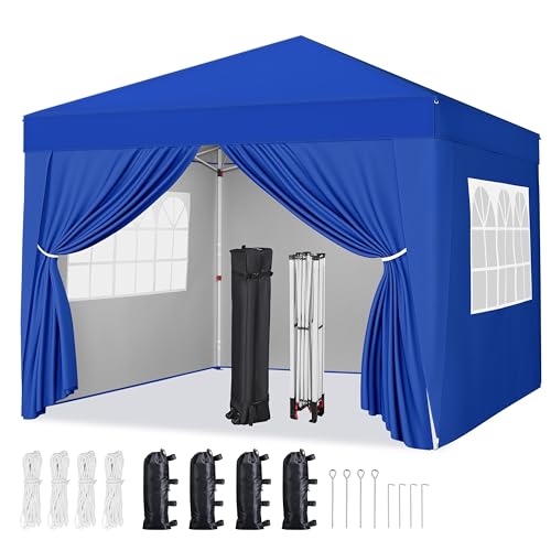 Yaheetech 8x8 Pop Up Canopy with Sidewalls