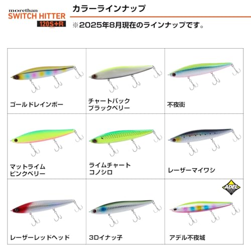 ダイワ(DAIWA) シーバス モアザン スイッチヒッター 3Dイナッ子 120S+R ルアー 6枚目