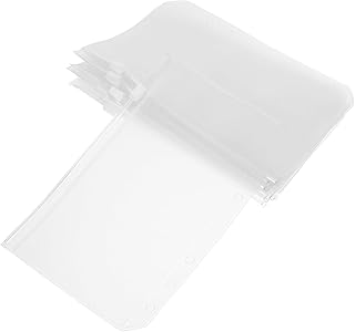 TEHAUX 12Pcs Clipes De Pasta Reutilizáveis Bolso De Folhas Soltas Uso Diário Bolso De Folhas Soltas Zíper Orçamento Bolso Orçamento Livro Inserção Pequeno Orçamento Inserção Multiuso