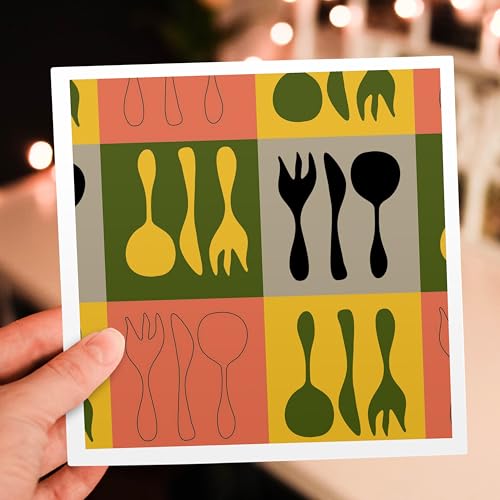 Cartes de vœux Silverware 3dRose pour ne plus manquer d'inspiration - 7