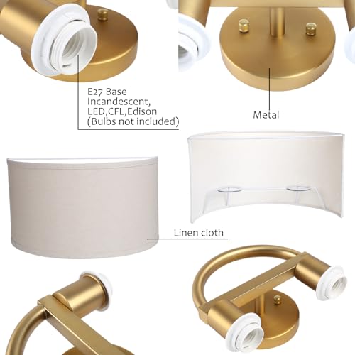 Pathson-Industriel-Double-Tete-Applique-Murale-Demi-cercle-Tissu-Lin-Abat-jour-Lampe-Murale-pour-Chambre-a-Coucher-Salon-Couloir-Hotel-Antique-Lin