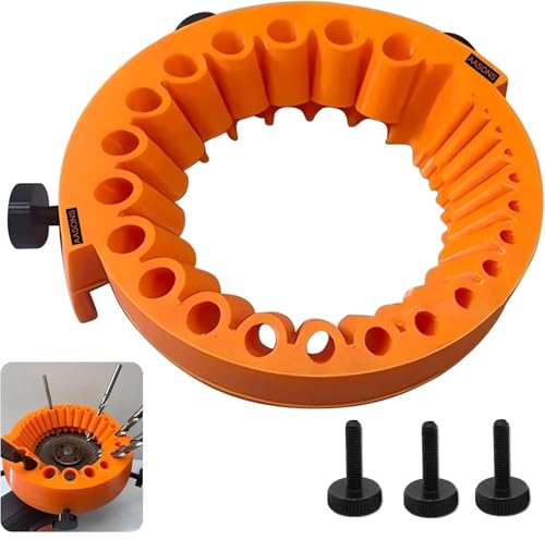 Image of AASONS Drill Bit Sharpener For 5inch (125mm) Angle Grinder Utility Attachment Multi Drill Bit /Screwdriver Tip Sharpening Tool For Full Size 0.5-13mm Drill Bits, Universal Drill Sharpener