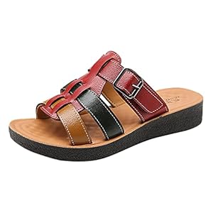 2023 Zomer Outwear Middelbare Leeftijd Platte Bodem Ouderen Zachte Zool Antislip Slippers Dames Schoenen Met Hak Zwart