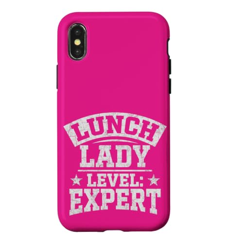 Lunch Lady Level Expert Funny School Cafeteria Food �X�}�z�P�[�X iPhone X/XS �p