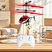 Remote Control Helicopter, Gesture Sensing Indoor Flying Helicopter Toys,RC Airplane for Teenages with 10Mins Flight, RC Helicopters for Kids with Light,Birthday Gifts for Boys and Girls (Red)