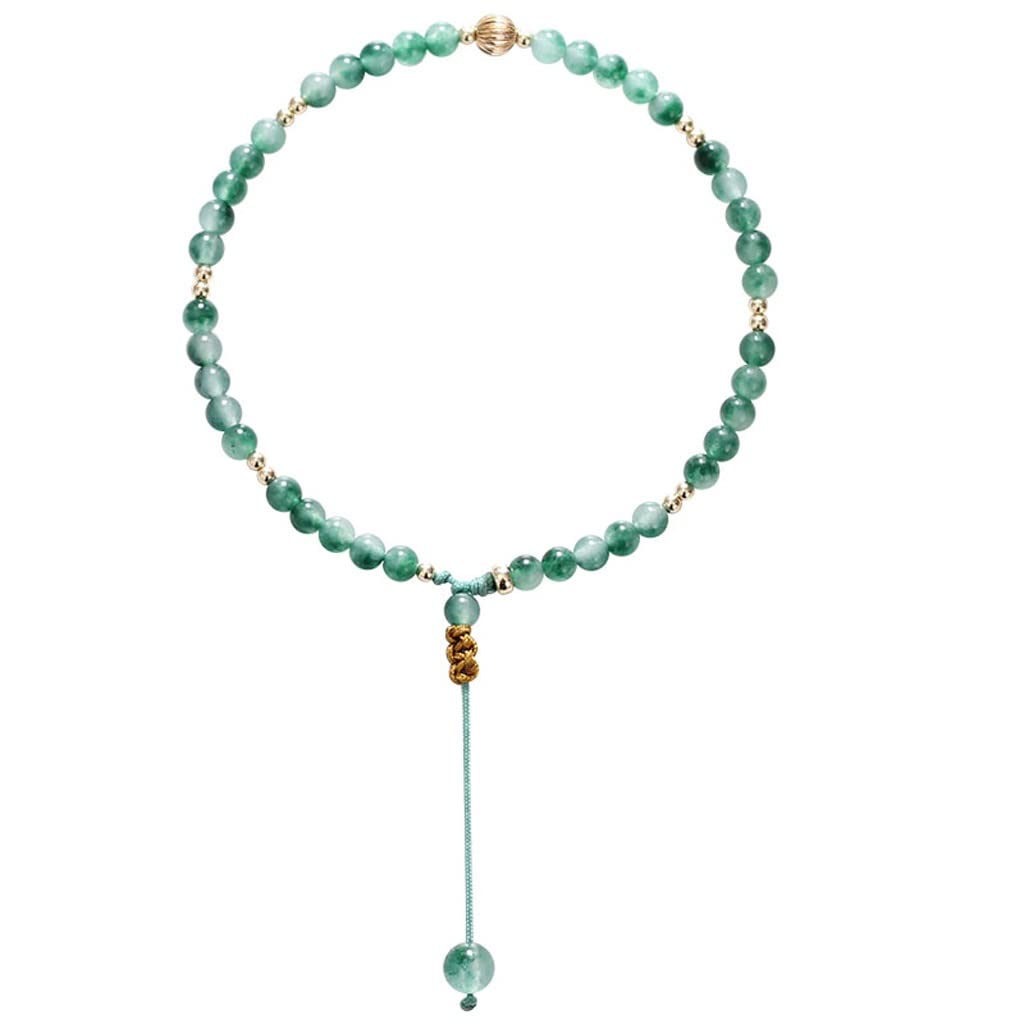 Chalcedony Agate Bransoletka niszowa nisza kostki (Color : Photo Color)
