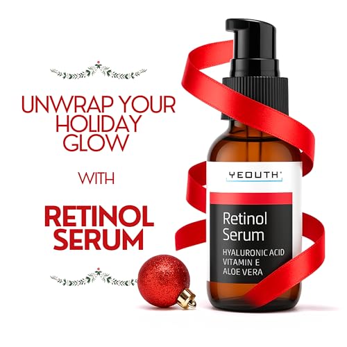 YEOUTH Retinol Serum for Face with Hyaluronic Acid & Vitamin E, Hydrating Retinol Face Serum, Skin Care Suitable for All Skin Types 2oz - Image 3