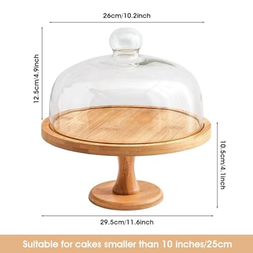 Support à gâteau en bois robuste évitant les chutes de pièces montées - 7