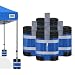 ABCCANOPY Super Heavy Duty New Premium Instant Shelters Weight Bags (55 lbs/Bag) - Set of 4 - Blue/Black