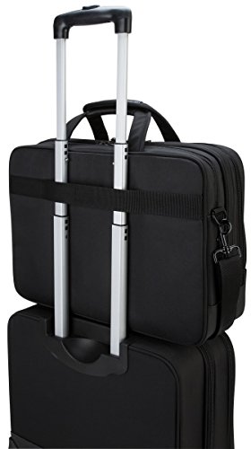 image for Targus Blacktop Professional Business Deluxe Briefcase, with Checkpoin