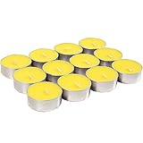 Space Home - Velas Citronela - Vela Tealights Antimosquitos - Set de 60 Unidades