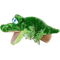 Aurora 32180 14´´ Grator The Alligator Body Plush Puppet, Multicolor