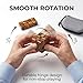 Infinity Cube Fidget Toys for Adults, Desert Ironwood Solid Wood Heavyweight Infinite Magic Fidget Cube with Case, Mini Gadget Portable Anxiety Stress Relieving Toys Gift