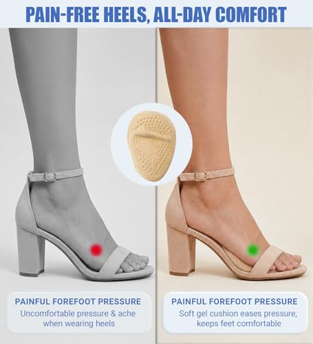 MasterMo Heel Grips Liner Cushions Inserts for Loose Shoes, Heel Pads Snugs for Shoe Too Big Men Women, Filler Improved Shoe Fit and Comfort, Stop Heel Slip and Blister (Beige, 8 + 8) by MasterMo - Used condition - Image 5