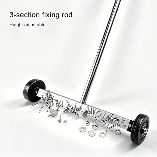 Magnetic Pickup Tool - Heavy Duty Strong Rolling Magnetic Sweeperr, Etal Picker, Magnet Roller Stick | For Construction Shop Garden Yard Roofing Garage Car Repair Mechanical Maintenance Metal Nail - Image 4