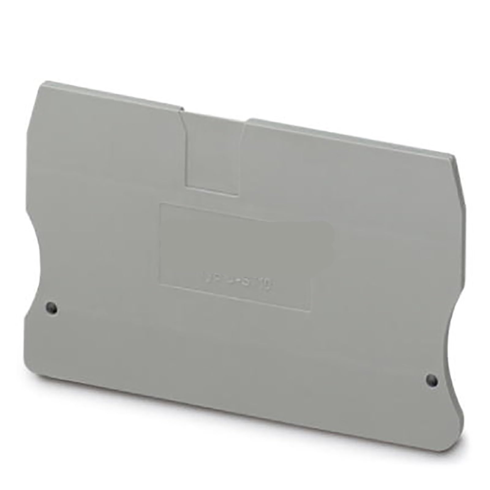 Placa final D-ST 10 gris de aislamiento para carril DIN industrial 2