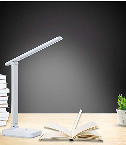 Zogeez Led Desk Lamp Wireless Rechargeable Mini Usb Touch Switch Dimmer Control Color Adjustment (Black) #TOP5
