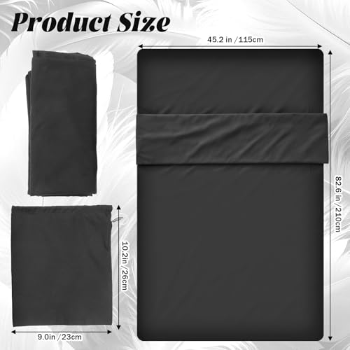 Self Tan Sleep Sack, bolsa de dormir para bronceado ligera y transpirable con cremallera, para mochileros, hoteles, camping y viajes de negocios miniatura 3