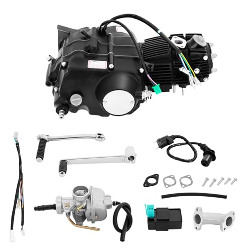 110CC Engine Motor Set 4 Speed Engine Motor Pit Dirt Bike Kick Start Engine with CDI Ignition System for CRF50 CRF70 XR50 XR70 Z50 Z50R CT70
