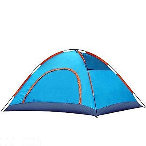 Saiyam Polyester Picnic Camping Portable Waterproof Tent for 4 Person (Multicolor)