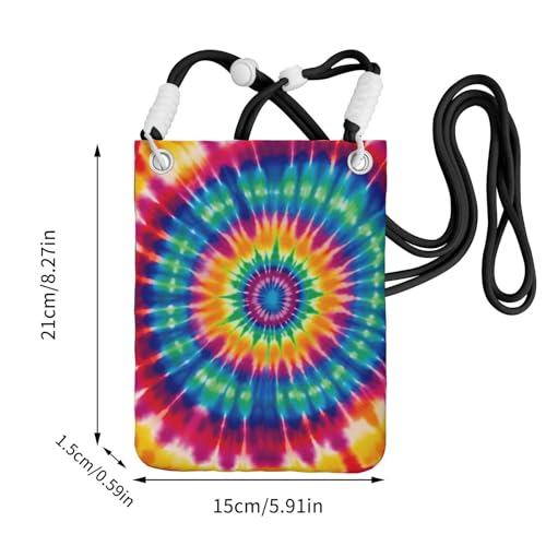 Pochette de voyage noire taille unique avec bandoulière pour smartphone - 4
