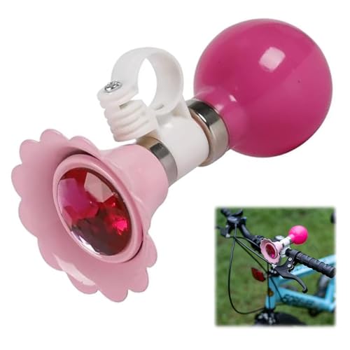 Image of SHYSBV Kids Bike Horn Children Pink Bicycle Bell for Girls or Boys Bicycle Bell with Loud Crisp Clear Sound, Road and Mountain Bike Bell Adults Kinder