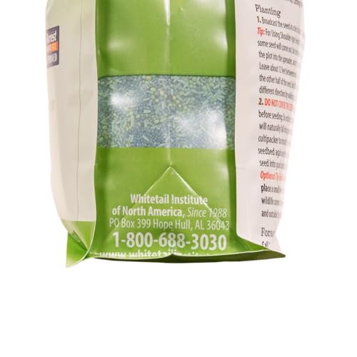 Image of Whitetail Institute FUSION Deer Food Plot Seed for Spring or Fall Planting, Blend of Clover and Chicory for Maximum Deer Attraction, Heat, Cold and Drought Tolerant