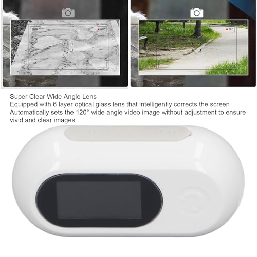 PUSOKEI Cat Collar Camera FHD 1080P Dog Tracker Collar Mini Action Camera for Video Recording 0.96 Inch LCD Display 90 Degree Wide Angle No WiFi Needed for Cats Dogs Outdoor Indoor White - Image 6