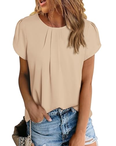 Save 50% on PRETTYGARDEN Women's Pleated Tunic Tops - Use code BKJL96MU