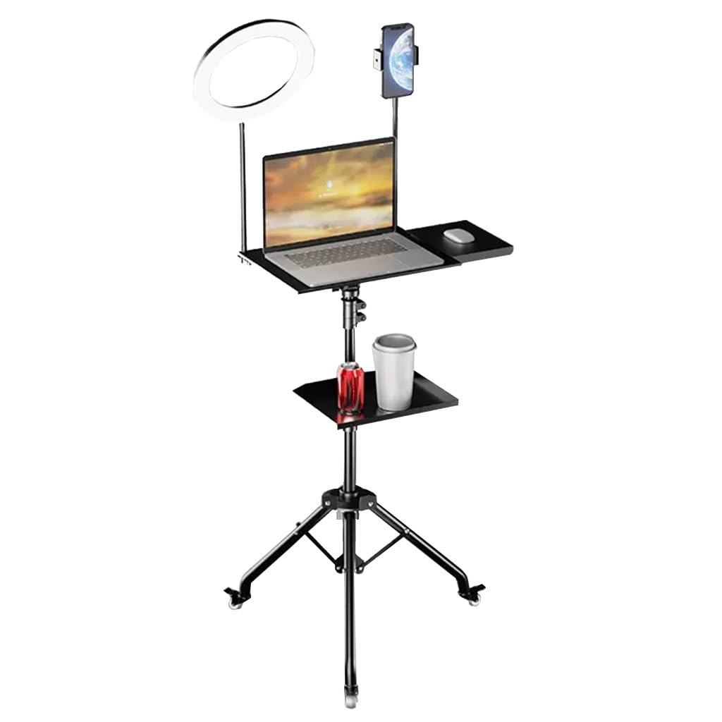 Supporto Per Treppiede Laptop E Proiettore Neewer - Vassoio In Metallo 34x24cm | Adattatore Da 1/4 A 3/8 Per Presentazioni - Foto 10