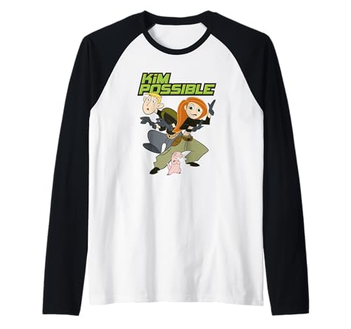 T-shirt Kim Possible Disney Style Baseball pour Vos Sorties Décontractées en Ville