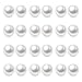 Charisma 8mm Composite Pearl Earrings Round Ball Pearls Stud Earrings Hypoallergenic 12 Pairs Imitation Pearl Earrings Set for Girls Women