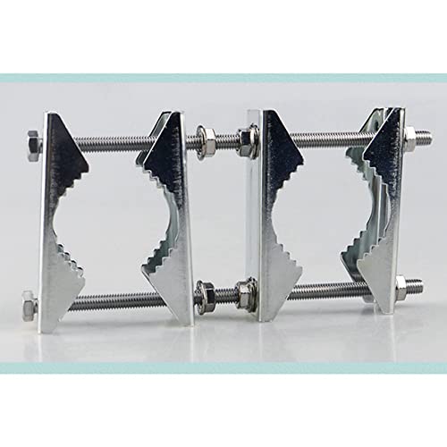 Pince de mât double robuste kit de support de pôle en V antirouille - 5