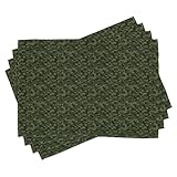 SET DE CUATRO – Cada Salvamantel tiene 30cm DE LARGO x 45cm DE ANCHO. Bordes cosidos a mano. HECHO EN TURQUIA