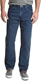 Entspannte Passform. Mit einer entspannten Passform durch Sitz und Oberschenkel, sitzt diese Five-Pocket-Jeans an der natürlichen Taille für eine bequeme Passform