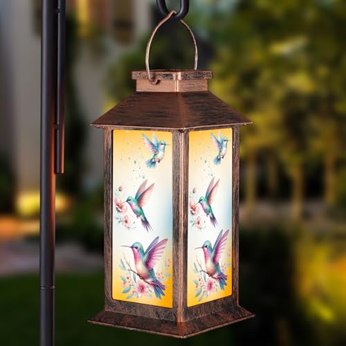 Pawatee Solar Hanging Lanterns, Bronze, 3 LED, Waterproof, Perfect for