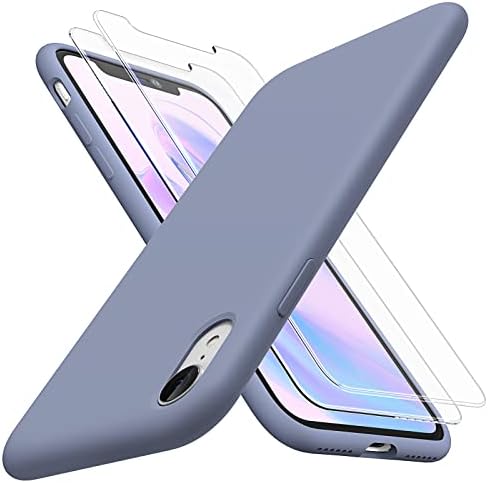 TOCOL 5 in 1 for iPhone 13 Pro Case 6.1", with 2 Pack Tempered Screen Protector + 2 Pack Camera Lens Protector, Liquid Silicone Slim Shockproof Cover [Anti-Scratch] [Drop Protection], Sierra Blue