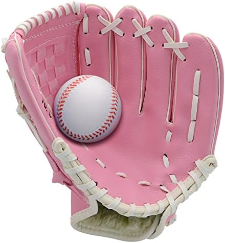 Baseball Glove for Kids Youth Adult, Softball Glove 9.5''-12.5'' for Training and Beginner, Baseball Mitt Left Hand Glove, Right Hand Throw