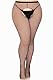 Leg Avenue 1404Q - Plus Größe Fischnetz Strümpfhosen Mit Offener Zwickel, Dessous Damen Reizwäsche