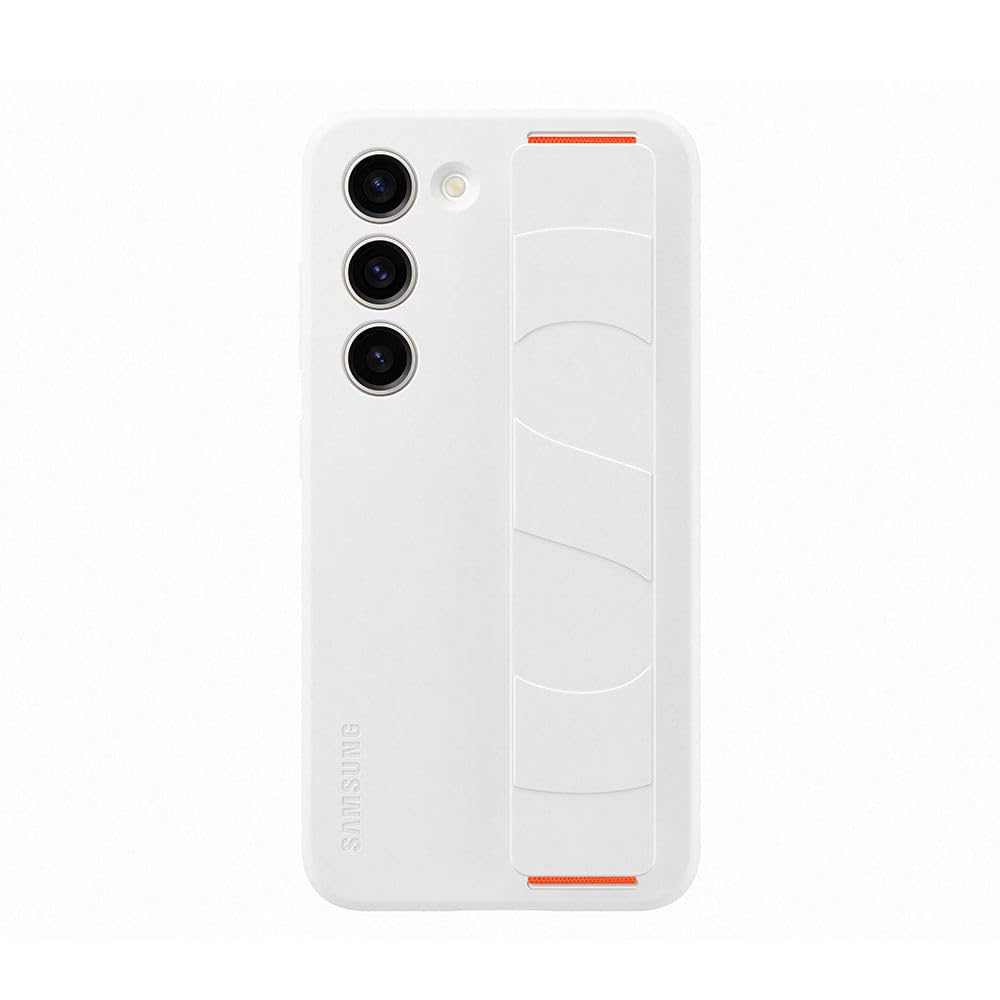 Samsung Unisex Blanc Silicone Shell With Strap Galaxy S23