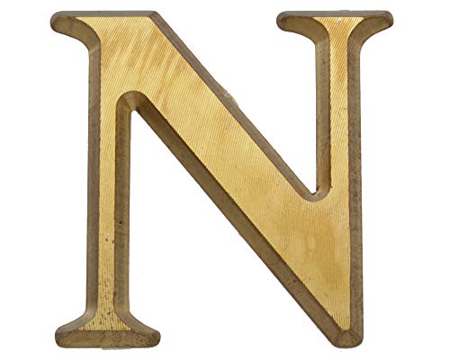 光 光 真鍮切文字 N 43x3mm テープ付き NUM43-N NUM43-N