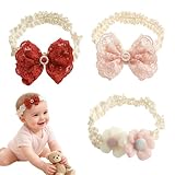 diademas bebe niña bautizo Materiales de alta calidad: Nuestras diademas para bebé están hechas de nailon de alta calidad, suave y cómodas de usar y tocar. Se convertirán rápidamente en un accesorio esencial para tu pequeño.