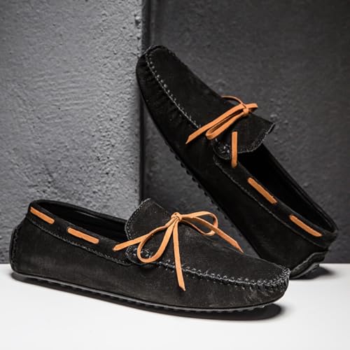 Men's Bow - Detailed Loafers, Slip - on Casual Shoes - Ideal for Leisure Trips, Urban strolls & Office Commute2
