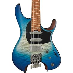 Ibanez QX54QM-BSM Blue Sphere Burst Matte – Guitare électrique (+ housse) - Les Beatles, Paul McCartney, John Lennon, RIngo Starr, George Harrison