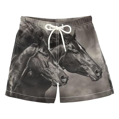 FULUHUAPIN Toddlers Drawstring Horses Bathing Suit 20325182
