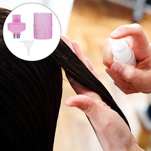 Lurrose 1 Set Empty Applicator Bottle With Funnel Plastic Root Comb Applicator Bottle Hair Color Applicator Bottle For Hair Styling Salon (Pink) #TOP7